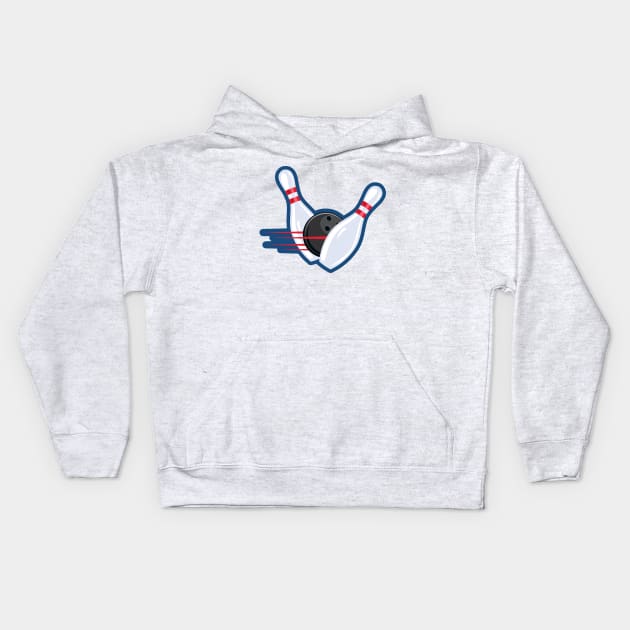 Bowling Lane Kids Hoodie by SWON Design